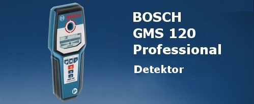 BOSCH GSM Professional detektor za ugotavljanje elektrike in kovine pod ometom