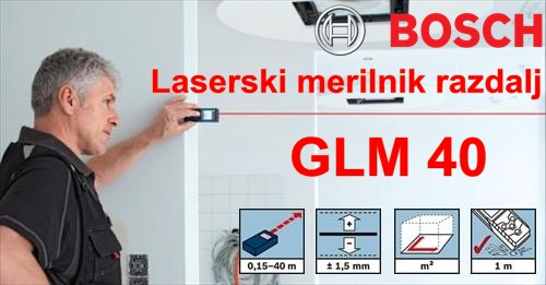 BOSCH GLM40 roni laserski meter