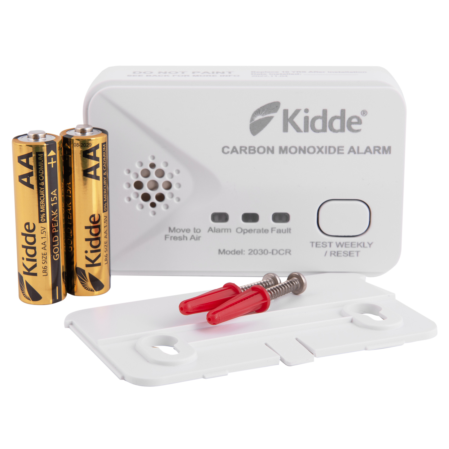 KIDE 2030-DCR CO ogljikov monoksid detektor, CO alarm pakiranje