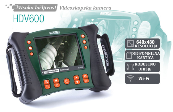 HD inspekcijska kamera EXTECH HDV600