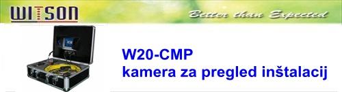 Inspekcijska kamera za pregled instalacij vodovod, kanalizacija, telekomunikacije, kabelska, telefon