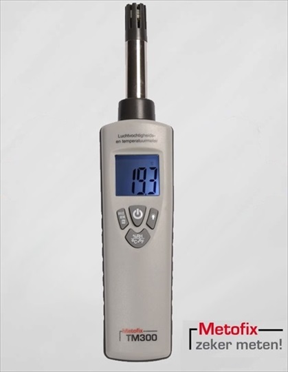 Merilec vlage in temperature METOFIX TM300