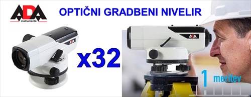 Optini gradbeni nivelir ADA x32